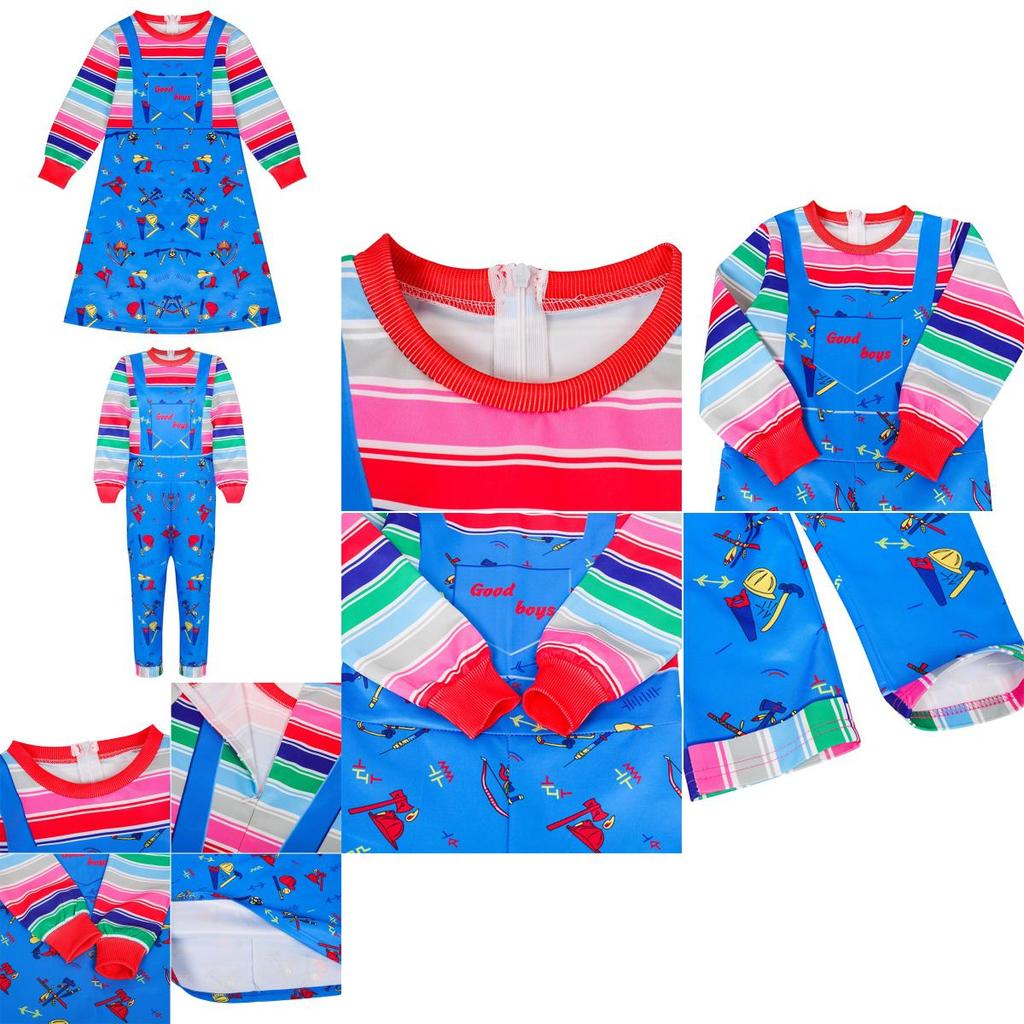 Adorable Child's Play Licensed Chucky Costume For Halloween Kids Fancy Dress