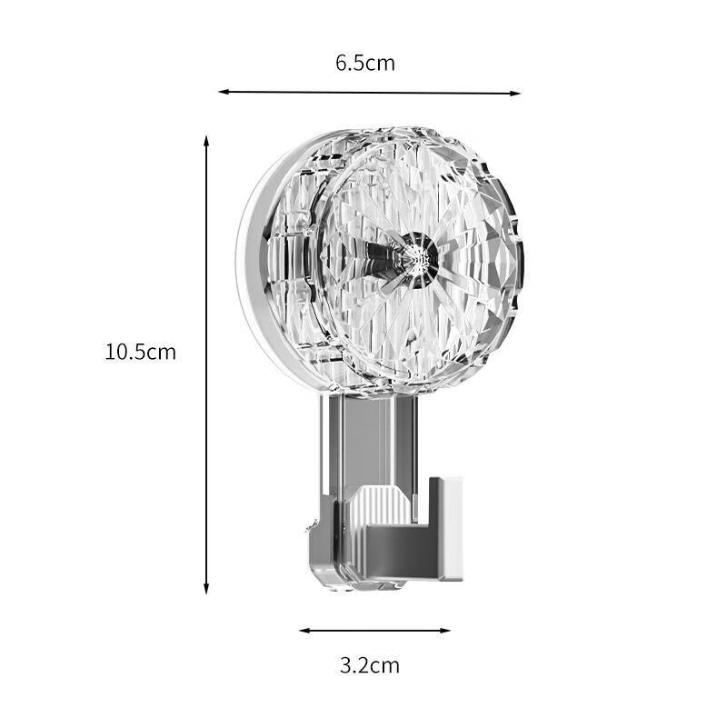 JINGRUIXIANG Punch-Free Adhesive Bathroom Hooks