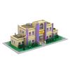 Gobricks MOC Modular Springfield Elementary School Bricks Model Famous Anime Architecture School Building Blocks Toy Gift