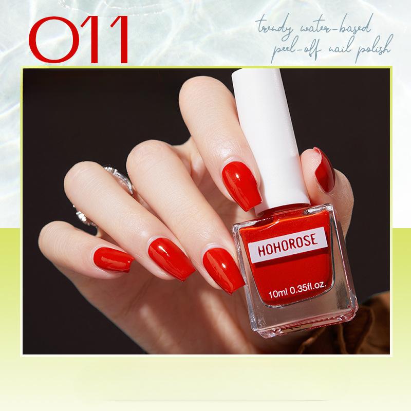 HOHOROSE Oja nouă pe bază de apă Uscare rapidă Fără coacere Lacrimă Albire Nail Art