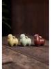Yixing Zisha "Instant Wealth" Zodiac Horse Tea Pet - Tang Horse Figurine for Prosperity