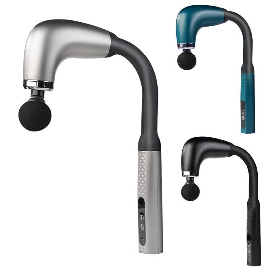 Fascia Massage Hammer with 4 Massage Heads Multiple Modes 9 Intensity Levels Low Noise Ergonomic Grip Massage Hammer Set