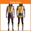 Mortal Kombat Scorpion Cosplay Kostüm mit Lycra-Stoff für Spielefans