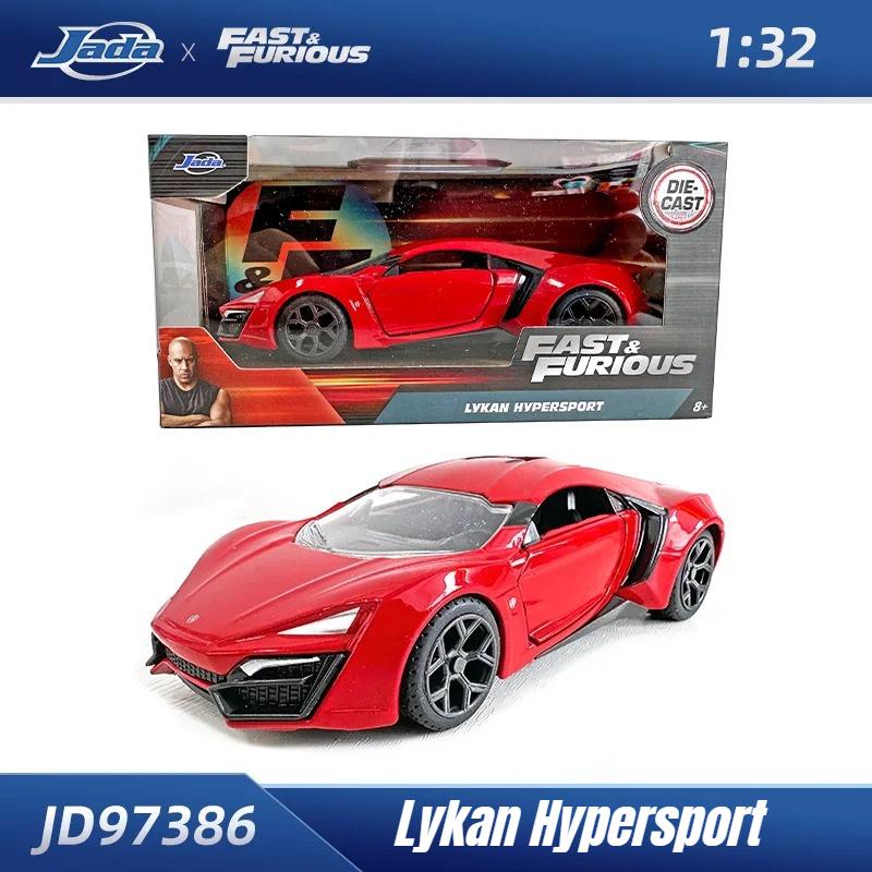 Jada Spielzeug 1:32 Fast&Furious Legierungsauto, Mitsubishi Lancer TOYATO Super Nissan Skyline GTR Jetta RX-7 Sammlung Geschenk Spielzeug für Kinder