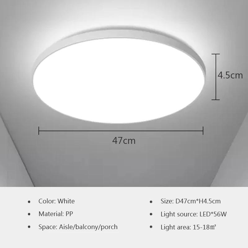 Nordische Runde Deckenleuchte für Schlafzimmer Wohnzimmer Küche Flur Gang Balkon Deckenleuchte Heimdekoration Beleuchtungskörper