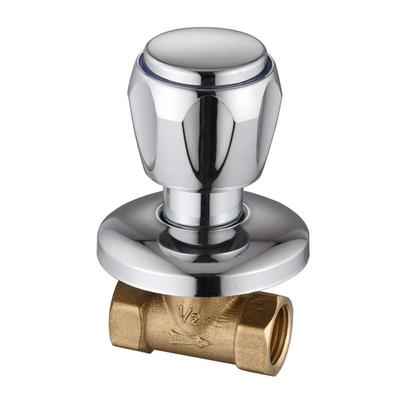 1/2" 3/4" Shower Stop Valve Quarter Turned /Full Turned Open Quickly Pipeline Link Concealed Switch Brass Shutoff Valve
