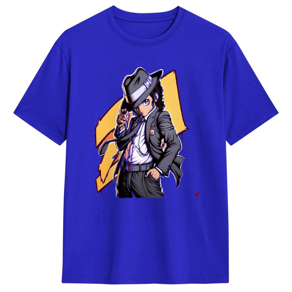 MMichael JJackson the king of pop TShirt Summer Cotton T Shirts For Unisex Casual Tshirt Short Sleeve Y2K Funny Top Tees