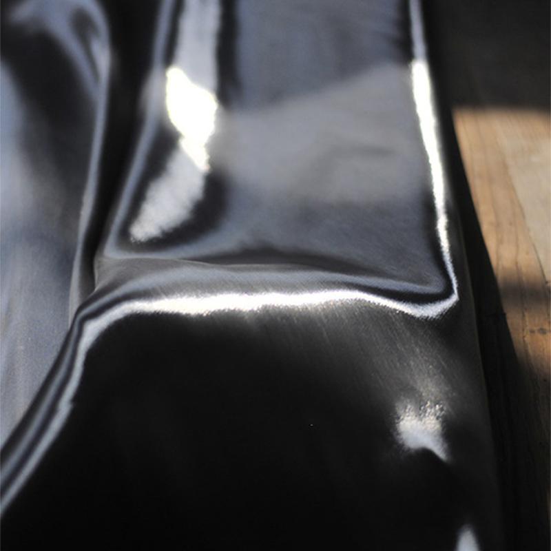 50x142см Блестящая Кристальная Шелковая Сатиновая Ткань Светоотражающая Ткань Жидкий Металл Блеск Очень Широкая Ткань Дизайнерская Ткань/Угольно-серый 50x142cm
