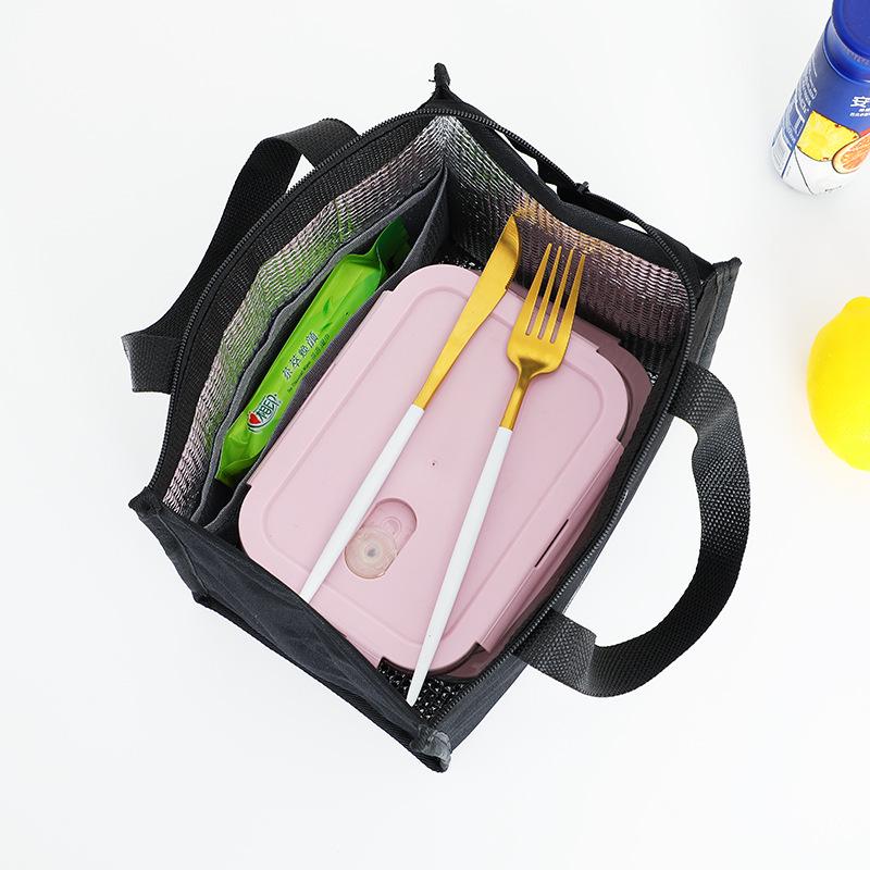 Insulated Aluminum Foil Lunch Bag - Stylish, Handheld, Large Capacity Bento Box