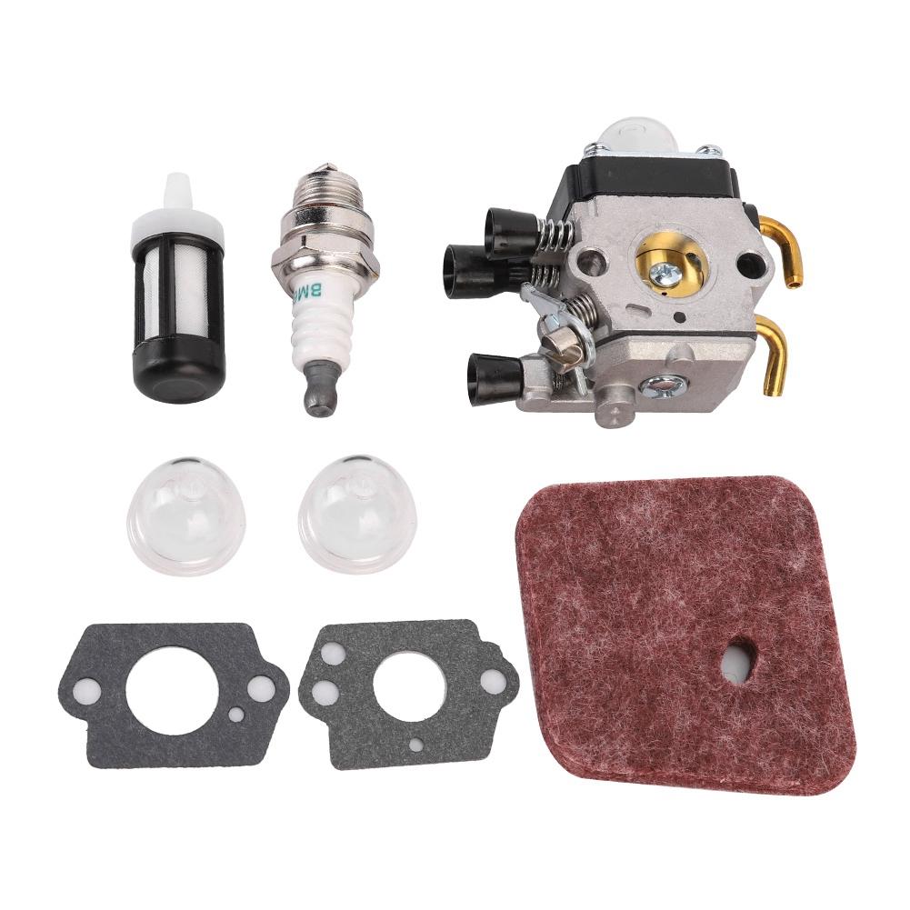 Carburetor set, suitable for FS38 FS45 FS46 FS55 KM55 FS85 grass trimmer, good for mixing fuel and  , ensures   engine running. sy installation