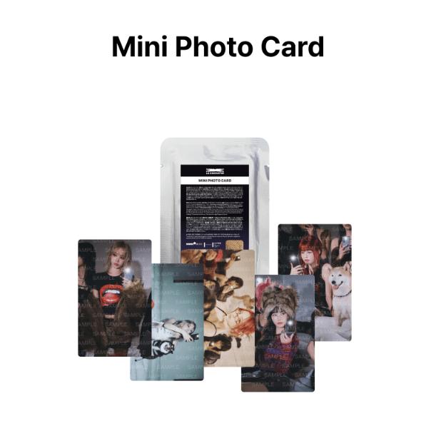 LE SSERAFIM 4th Mini Album CRAZY Mini Photo Card