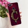 For Oppo F9 F9Pro Cover For Realme U1 Case Transparent Luxury Crown A-Z Letters 2D Flat Pattern Soft Phone Case For Oppo F9 Pro