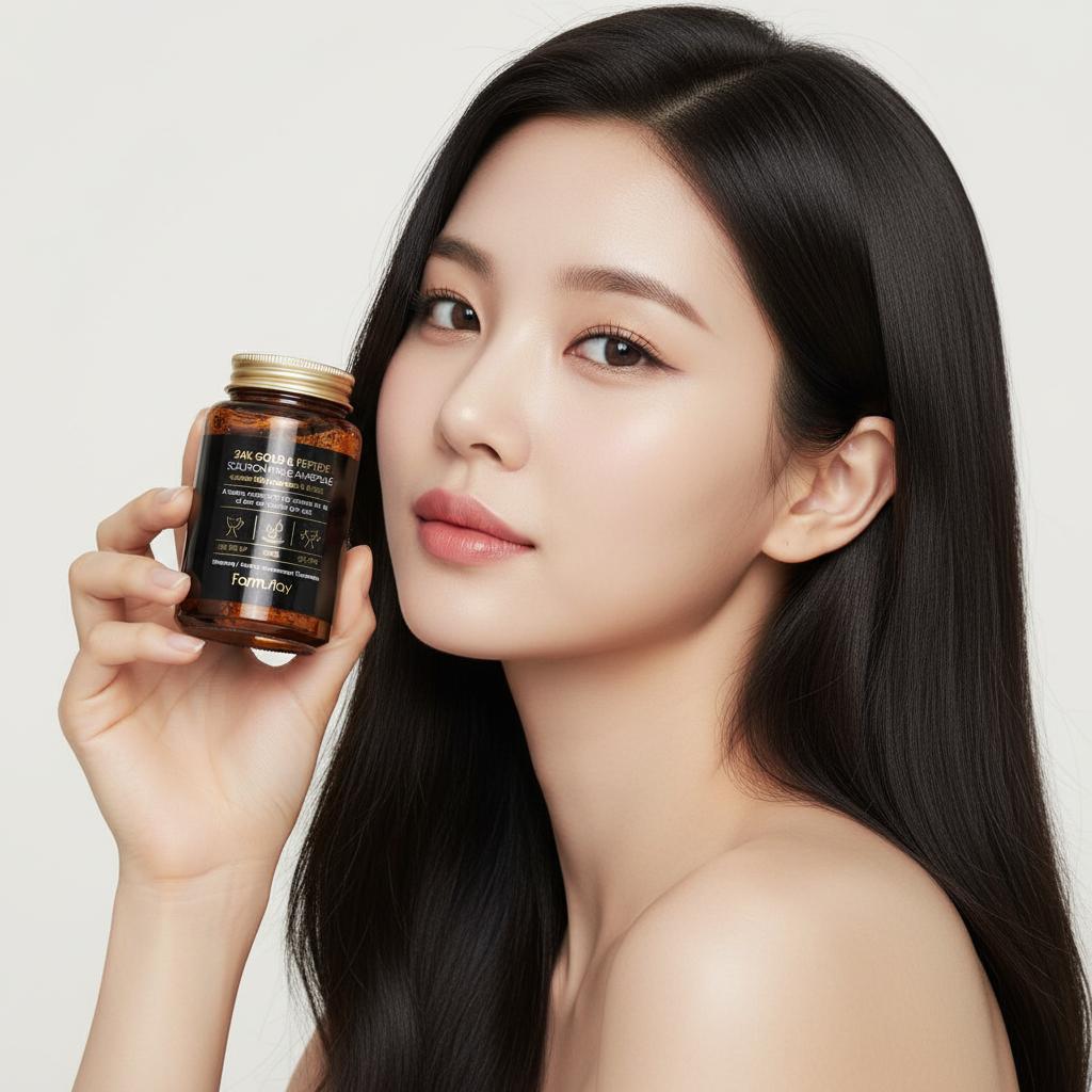 FARM STAY Sérum Ampola Antienvelhecimento com Ouro 24K e Peptídeos 250ml