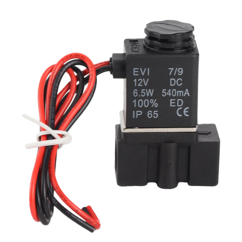 Fast Response Plastic Electric Solenoid Valve 12V DC 2 Position 2 Way Air Water OilG1 4