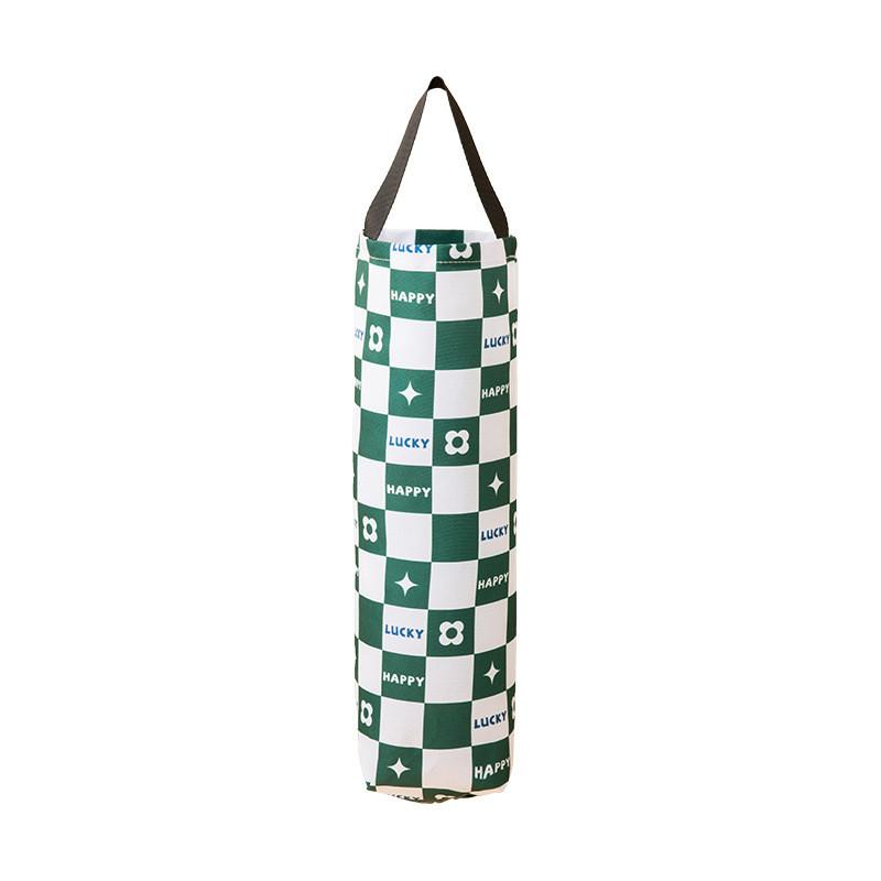 Kitchen Trash Bag Organizer With Oxford Fabric Wall Mount For Kitchen Storage