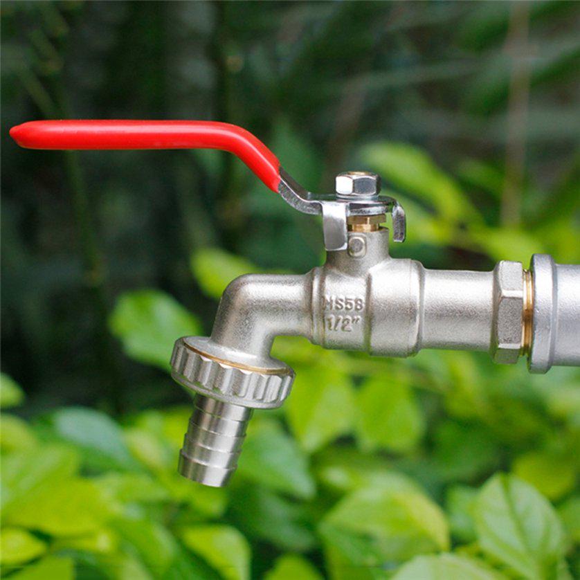 Becken 1/2 Zoll Hebel Garten Wasserhähne Wasserhahn Anschlüsse 1 Stück Home Ein-/Ausschalten Messing Wasserhahn
