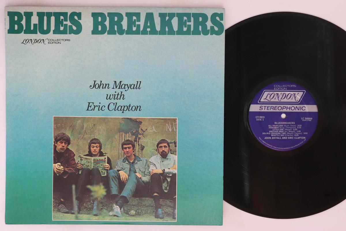 

LP Record JOHN MAYALL ERIC CLAPTON Blues Breakers LC50009 LONDON 1977 US Rock Used
