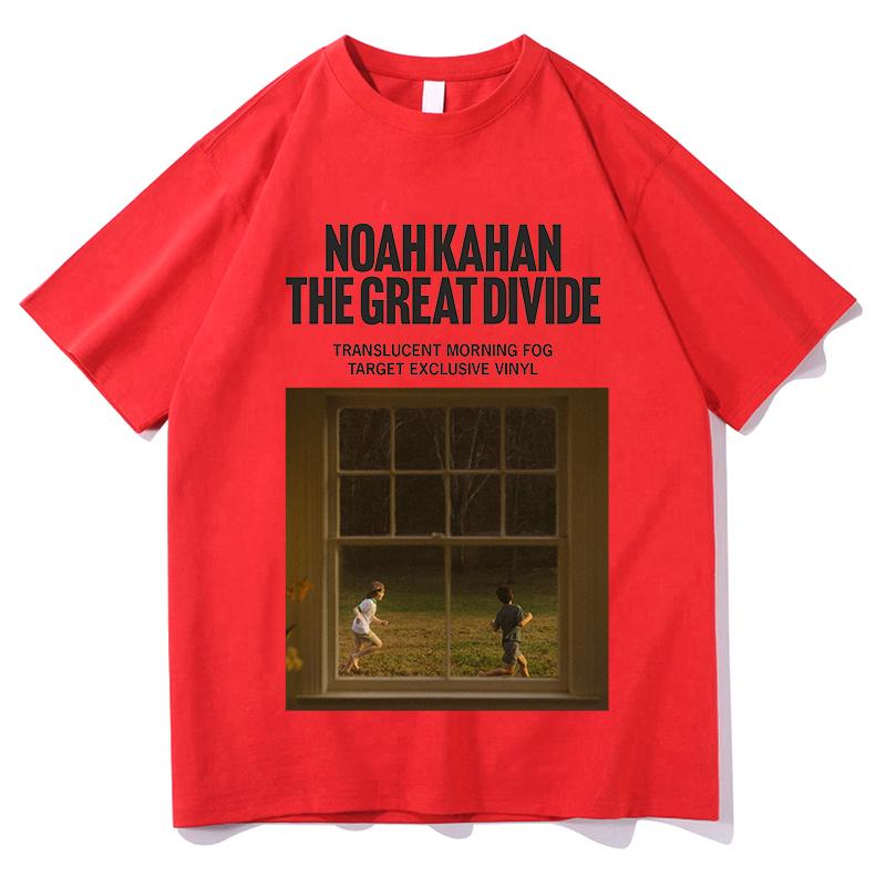 2026 Noah Kahan The Great Divide TShirt Classic Casual Streetwear Fashion Unisex Pure Cotton Fans Tees Graphic Short Sleeve