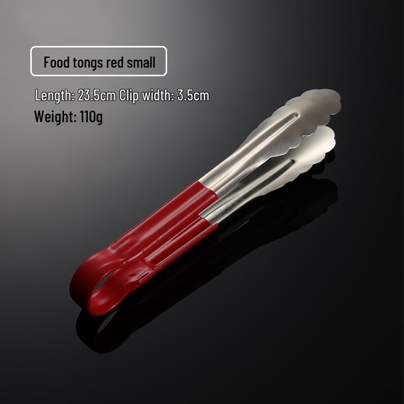 

304 Нержавеющая сталь Силиконовые щипцы для еды с защитой от ожогов для барбекю, мяса гриль, хлеба и выпечки