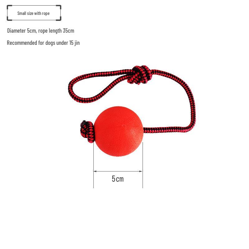 Durable Dog Flying Disc, Ball, Rope, and Carrot Teething Toy Set for Puppies.