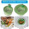 Cactus Shaped Sink Strainer Basket with Removable Lid and Box for Kitchen Drain Filter Mesh Insert for Food Debris Collection