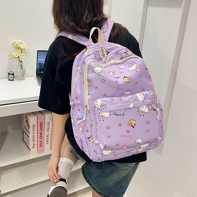Children Pattern Print Lightweight Backpack For School And Outings