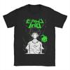 Mob Psycho Club TShirt for Unisex Crazy Pure Cotton Tee Shirt Round Neck Short Sleeve T Shirt Classic Clothing