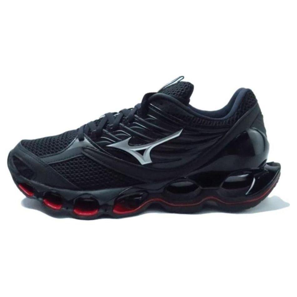 Mizuno Wave Prophecy 13 S Black Red Men Sneakers J1GC244905