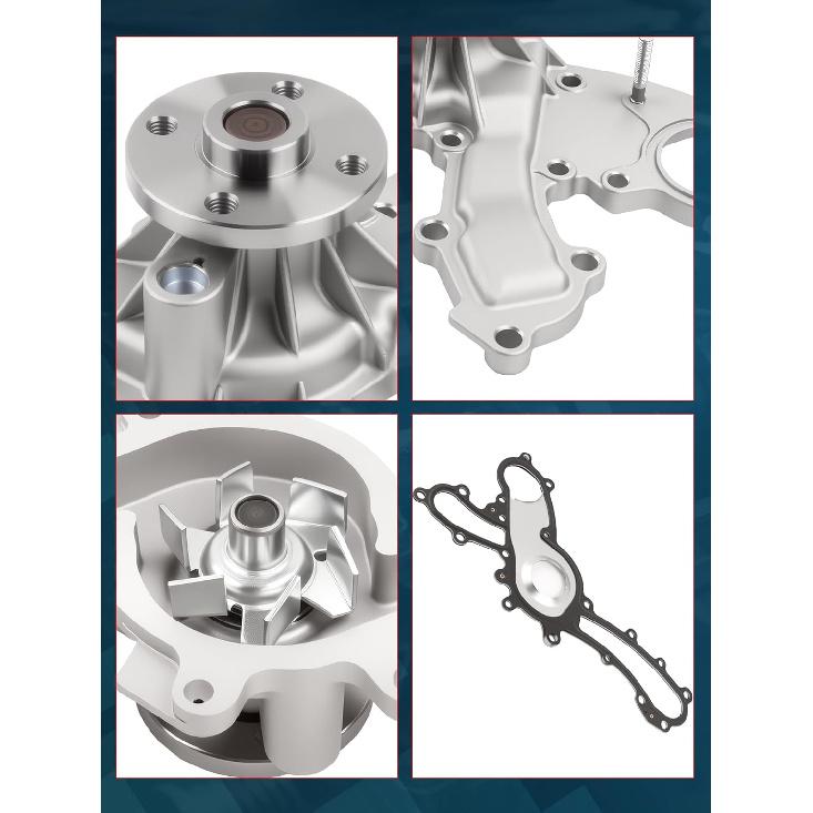 AW6047 Water Pump with Gasket Fit for 2006-2018 Avalon, Camry Highlander RAV4 Sienna Venza,ES350 RX350, RX450h V6 3.5L WPT803 1610009440