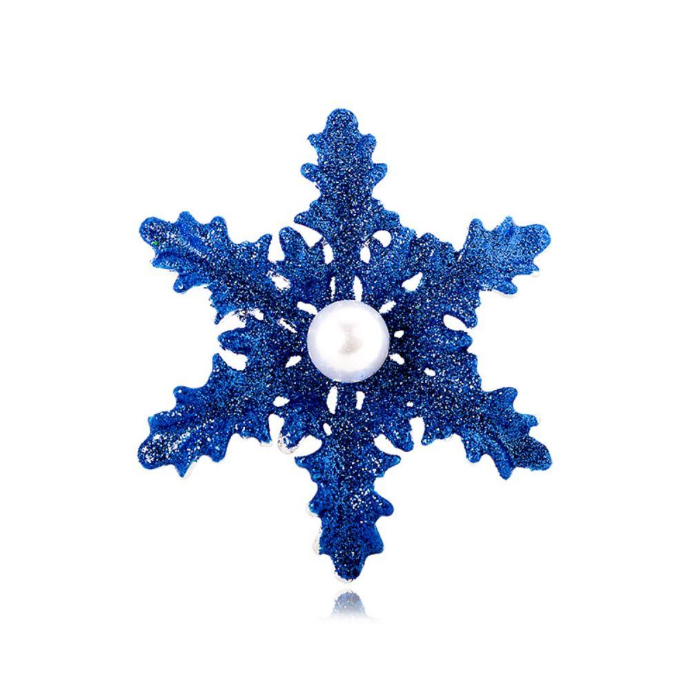 Drop Oil Snowflake Elk Brož Enamel Fashion Girls