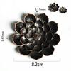 2 In 1 Alloy Incense Burner Metal Sandalwood Incense Sticks Holder Buddhism Zen Lotus Sticks Incense Censer Nasturtium Ashtray