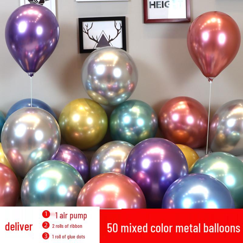 Metallic Balloon Decor for Events: Birthdays, Weddings, and More