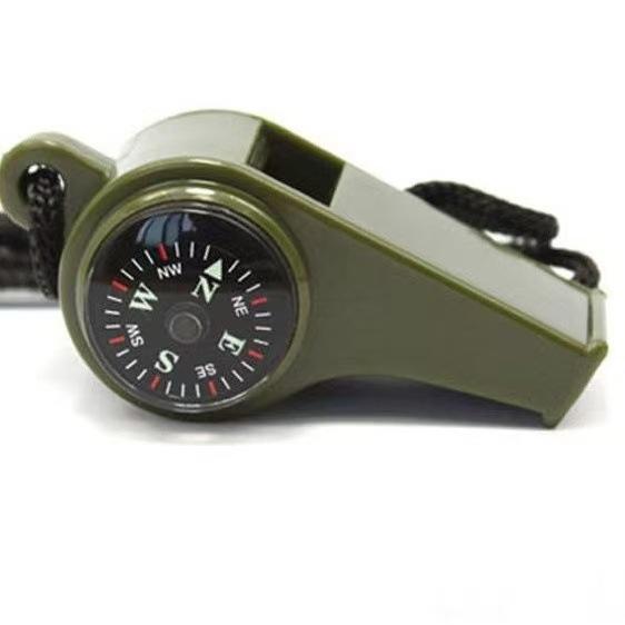 

Army Green Super Loud 3-in-1 Survival Whistle for Outdoor and Field Training армия зеленый