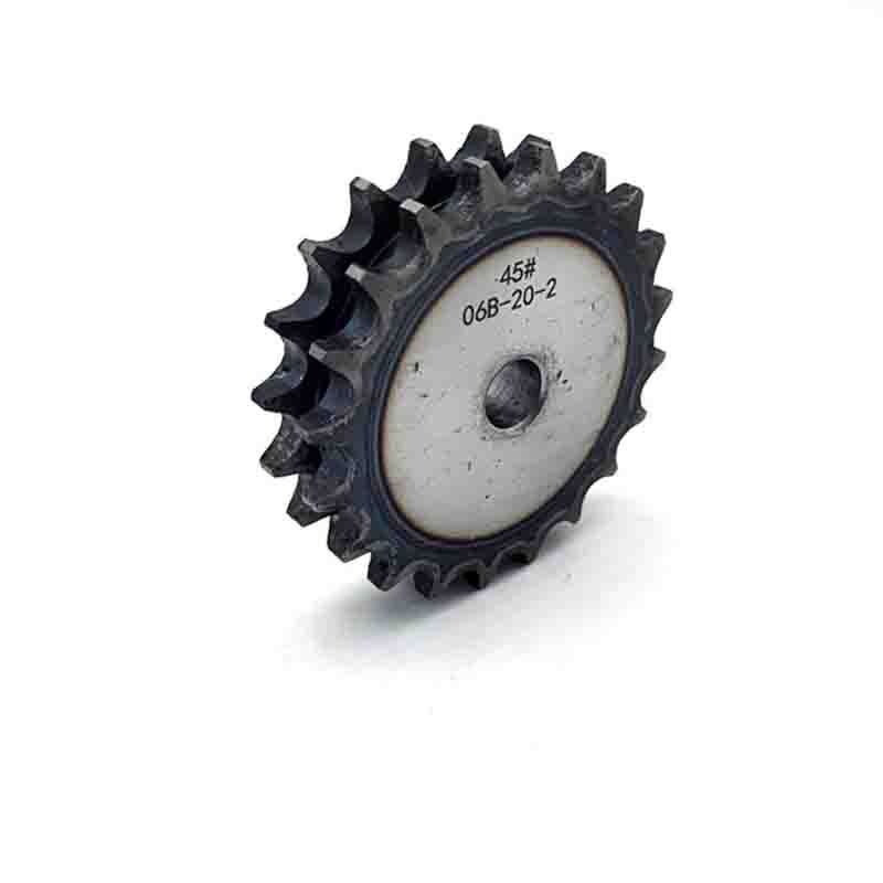 Double Row Drive Sprocket Wheel Gear 10-30 Teeth for 06B Roller Chain 06B-2 Duplex Chain Industrial Gear Accessories 12 Teeth