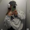 IN BLUE: England Trip Blogger Style Korean Cotton Loose Fit Lettered Pullover Hoodie Pair
