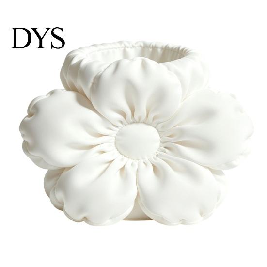 Soft Satin Flower Pen Cup Holder, Petal Design Desk Organizer, Durable Desktop Decoration for Home Office PLA Storage Container, School Supplies
