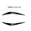 2Pcs/set Headlight Cover Eyelid Gloss Black Eyebrow For 2015-2018 F20 F21 1-Series 116i 118i 120i 125i 128i Hatchback