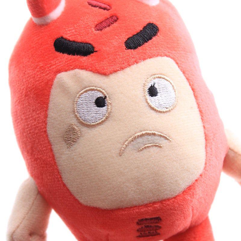 Oddbods 18cm Plush Soft Cuddly Toy Newt Bubbles Pogo Zee Jeff Fuse Slick Plush