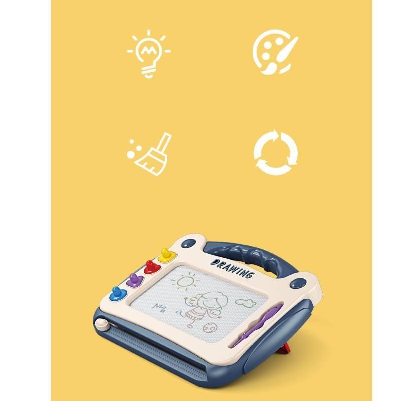 Buntes magnetisches Zeichen- und Schreibbrett für Kinder für fesselnden Lernspaß