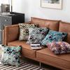 Heart & Star Shaped Jacquard Cut Velvet Throw Pillow Cushion Cover for Sofa Hotel Living Room Decorative Removable Washable