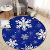 Winterwunderland Schneeflocke Runder Teppich für gemütliche Zuhause runder Teppich für Zuhause Sofa Schlafzimmer, Geschenk