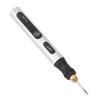 Portable Electric Engraving Tool Cordless Rotary Tool Non Slip Silver USB 4.2V 300mAh Engraving Pen for Metal Glass Wood