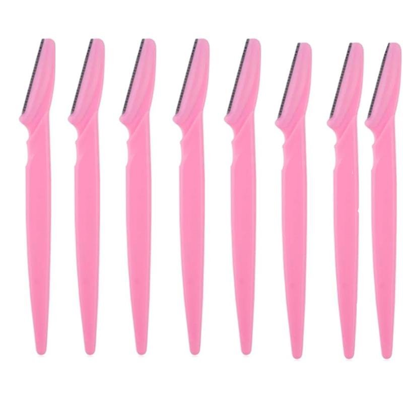 3/10Pcs Eyebrow Razor Eyebrow Trimmer Women Face Razor Hair Remover Eye Brow Shaver Blades for Cosmetic Beauty Makeup Tools