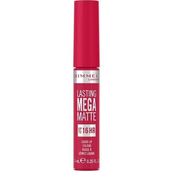 Rouge à lèvres - Rimmel London - Lasting Mega Matte - 910-fuchsia Flush - 74 Ml - Fini mat