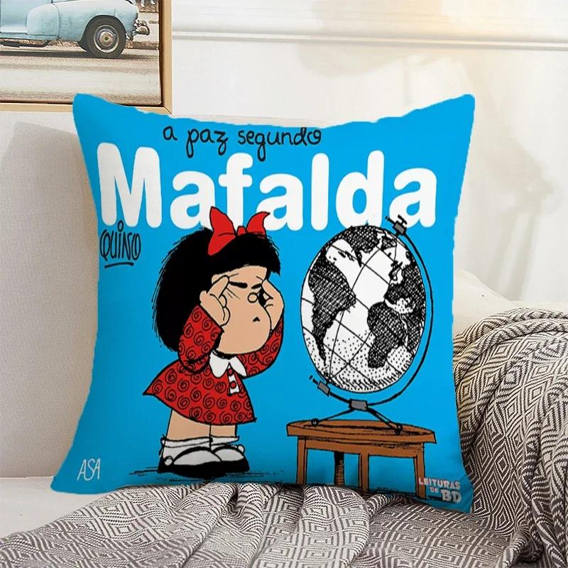 Sofa Cushions Mafaldas Sleeping Pillows Throw Pillow Covers Decorative Cushion Cover 45x45cm Pillowcase Fall Decor 45x45 Body