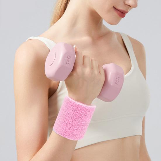 Terry Cloth Wrist Sweatband Breathable Absorbent Sports Wrist Band Men Women Athletic Running Football Volleyball Basketball Tennis Wristband