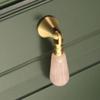 Nordic Style Crystal Pendant Handle Pink Crystal Cabinet Handles Wardrobe Pulls  Kitchen Cabinets