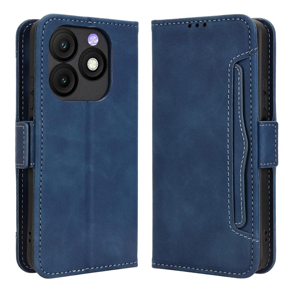 For itel Zeno 10 4G Leather Case Phone Wallet Cover with Multiple Card Slots