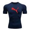 Men's Quick Dry Compression Athletic T-shirt, Breathable Str