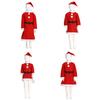 Newborn Santa Claus Costume Girl Infant Christmas Outfits Cute Baby Winter Baby Dress